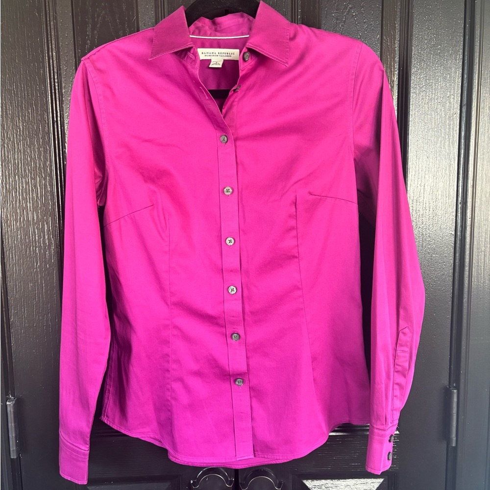 Banana Republic Pink Button Down Shirt